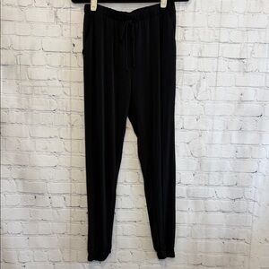 Brigitte Brianna Black Joggers Womens Size Large